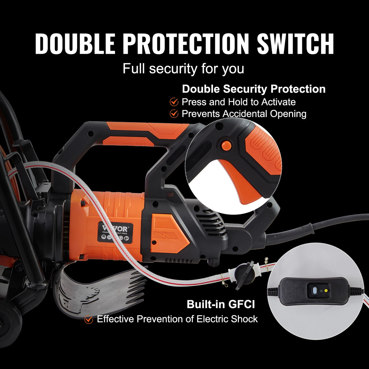 SucceBuy Electric Concrete Wet Disk Saw Professional Cutter