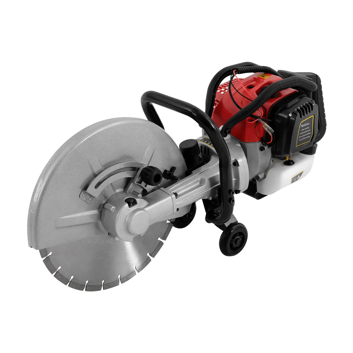 CNCEST 1400W Gas Powered Concrete Cutting Saw for Stone Slotting