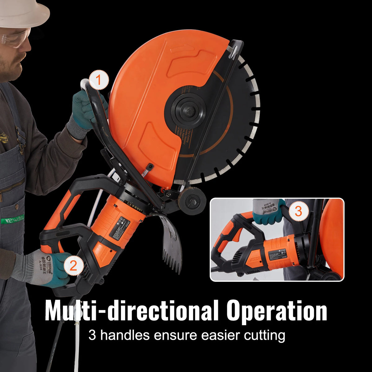 SucceBuy Electric Concrete Wet Disk Saw Professional Cutter