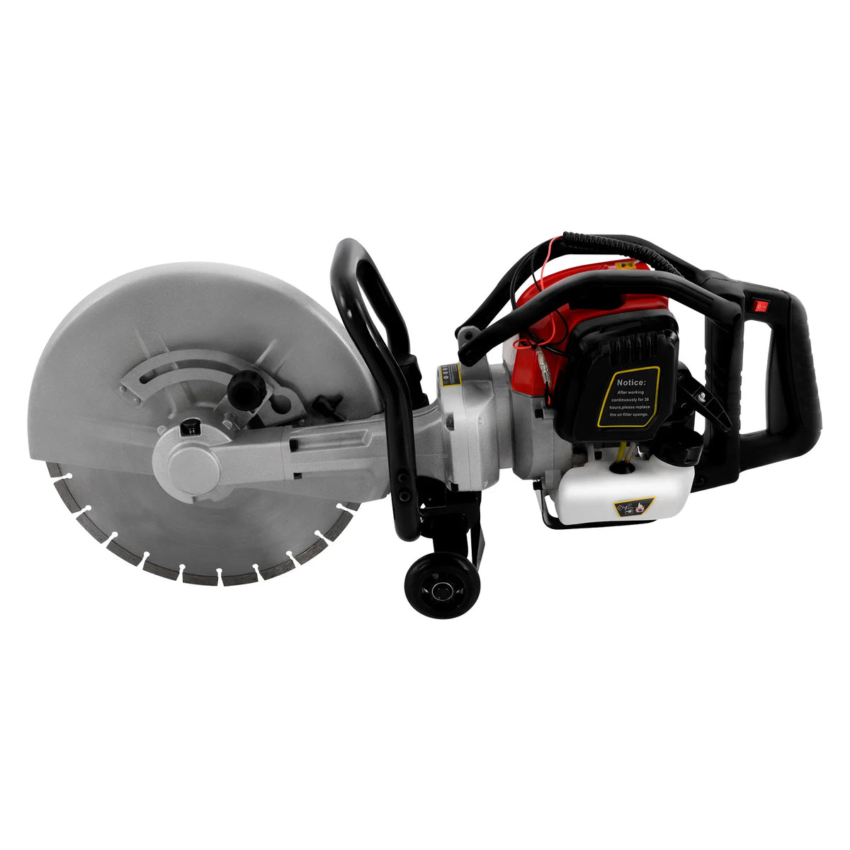 CNCEST 1400W Gas Powered Concrete Cutting Saw for Stone Slotting