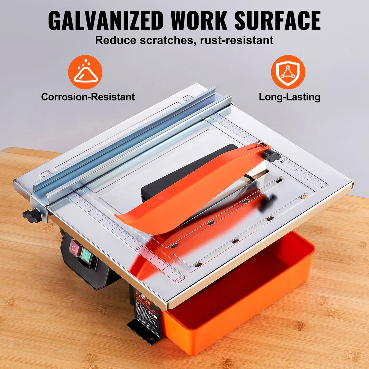 Succebuy Wet Tile Saw With Reservoir And Adjustable Angles