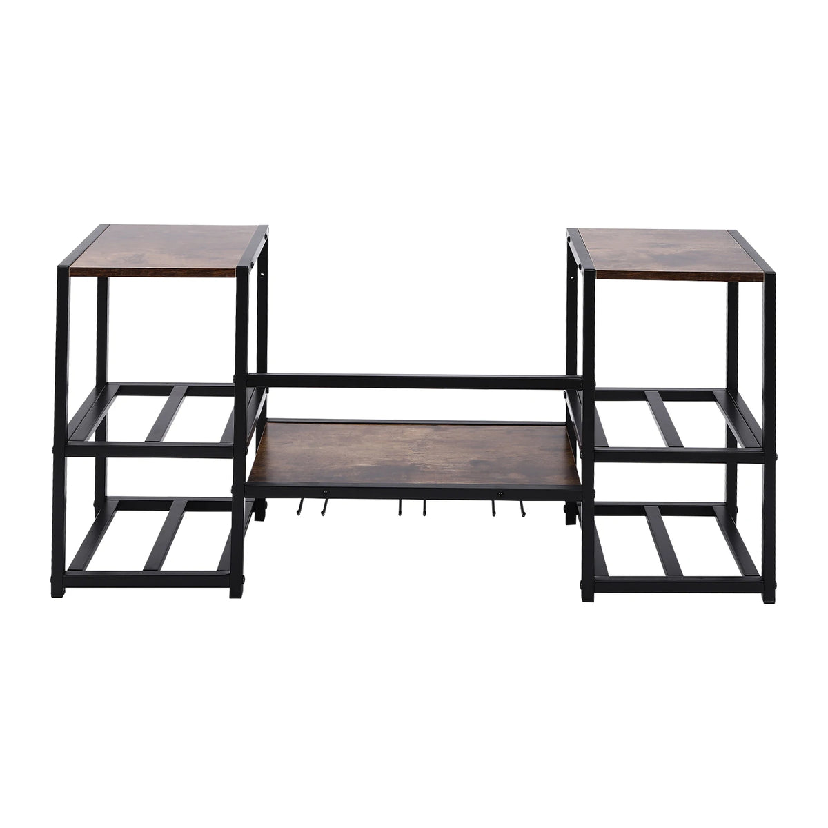 Wall Mounted Wine Rack Storage Display For Home Bar Kitchen